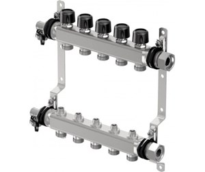 Gulvvarme - Uponor vario s manifold 9 loops ls 9 x 34 euro - 1088052