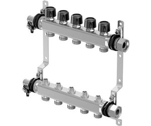 Gulvvarme - Uponor vario s manifold 4 loops ls 4 x 34 euro - 1088047