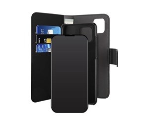 Mobil - Deksel og etui - Puro Wallet 2 in1 - IPC1267BOOKC3BLK