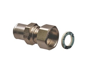 Alu pex-systemer - Uponor press adapter swivel nut 20-g3/4sn - 1070605