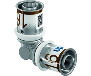 Alu pex-systemer - Uponor s-press plus elbow 90° 20 mm - 1070524