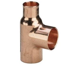 Kobberrør og beslag - Viega T-piece 22 x 28 x 22 mm copper - 105204