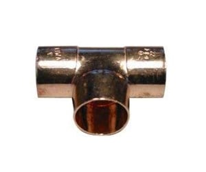 Kobberrør og beslag - Viega T-piece 22 mm copper - 100476