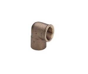 Kobberrør og beslag - Viega Transition angle 90° socket/socket 12 mm x 1/2" gunmetal - 105693