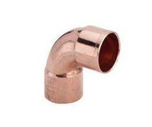 Kobberrør og beslag - Viega Angle 90° m/m 22 mm copper - 100278