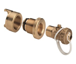 Trykkrør & Beslag - Viega Sanpress Inox pressure test nozzle 28 mm brass - 142568