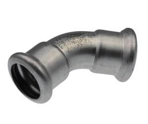 Trykkrør & Beslag - Vsh Fabrieken Xpr stainless elbow e 45 deg. ff 42 - 6190096