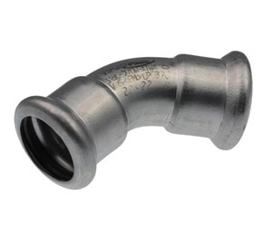 Trykkrør & Beslag - Vsh Fabrieken Xpr stainless elbow e 45 deg. ff 54 - 6190107