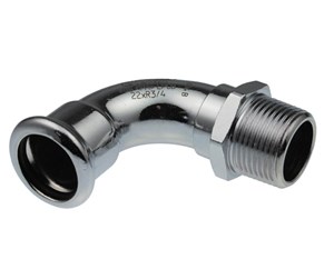 Trykkrør & Beslag - Vsh Fabrieken Xpr carbon elbow 90 deg. fm 42xr3/2 - 6202042