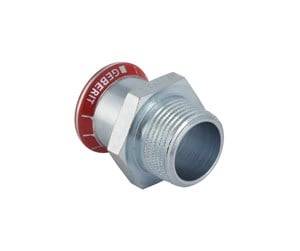 Trykkrør & Beslag - Geberit Adapter mt cst d35-r1 zn-pl - 21719