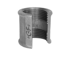 Gjengede beslag - Georg-Fischer Socket black 1/4 - 770270102