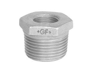 Gjengede beslag - Georg-Fischer Reducing bush galvanized concentric 1 x 1/4 - 770241224