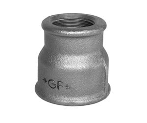 Gjengede beslag - Georg-Fischer Socket black reducing 3/8 x 1/4 - 770240117