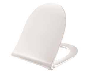 Toaletter, toalettseter, bidéer og reservedeler - Pressalit sway d2 toiletseat white with soft close and lift-off - 994000-DF4999