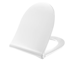 Toaletter, toalettseter, bidéer og reservedeler - Pressalit sway d toiletseat with soft close and lift-off white - 934000-BL6999