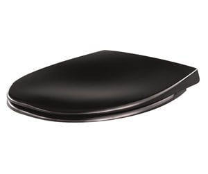 Toaletter, toalettseter, bidéer og reservedeler - Pressalit scandinavia plus toiletseat with sc and lo black - 758001-D04999