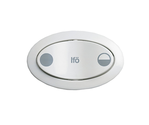 Toaletter, toalettseter, bidéer og reservedeler - Ifö Ifo cera push button kit white - Z96608