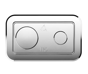 Toaletter, toalettseter, bidéer og reservedeler - Ifö Ifo spira/spira art push button complete chrome - Z97251