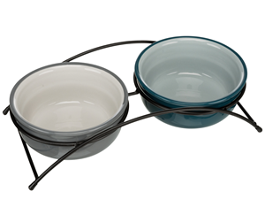 Hund - Trixie Eat On Feet Bowl Stand With Ceramicbowl 0.25 L - 2919-uniw