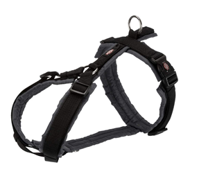 Hund - Trixie Premium Trekking Harness  M: 53–64 cm/20 mm Black - TX-1997201