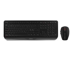 Tastatur - Cherry GENTIX DESKTOP - Tastatur & Mussett - Nordisk - Svart - JD-7000PN-2