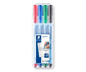 Skrive- & Tegneverktøy - Staedtler OHP pen Lumocolor correct F 4pcs - 305F WP4-1