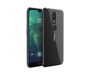 Mobil - Deksel og etui - Insmat Nokia 2.4 backcover - Transparant - 650-1819