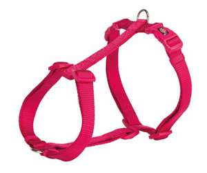 Hund - Trixie Premium H-Harness S–M: 42–60 cm/15 mm Fuchsia - TX-203311