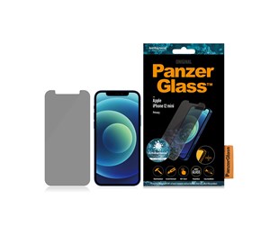 Mobil - Beskyttelsesglass - PanzerGlass Privacy Screen Protector Apple iPhone 12 Mini | Standard Fit - PANZERP2707