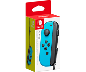 Spill - Tilbehør - Nintendo Joy-Con Controllers (Left) Neon Blue - Controller - Nintendo Switch - 10005494