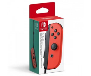 Spill - Tilbehør - Nintendo Joy-Con Controllers (Right) Neon Red - Controller - 0045496431396