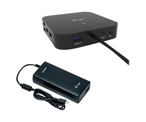 Dokkingstasjon - I-Tec USB-C Dual Display Docking Station with Power Delivery - C31DUALDPDOCKPD100W