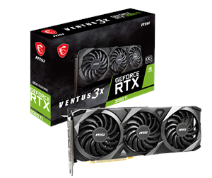 Grafikkort - MSI GeForce RTX 3060 Ti VENTUS 3X OC - 8GB GDDR6 RAM - Grafikkort - RTX 3060 Ti VENTUS 3X OC