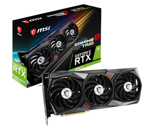 Grafikkort - MSI GeForce RTX 3060 Ti GAMING X TRIO - 8GB GDDR6 RAM - Grafikkort - RTX 3060 Ti GAMING X TRIO