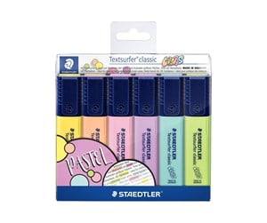 Skrive- & Tegneverktøy - Staedtler Highlighter Textsurf.cl.6pcs.wallet - 364 CWP6