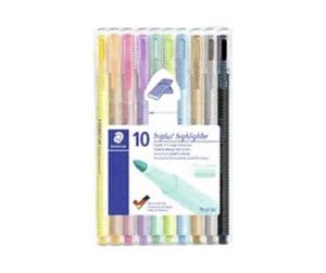 Skrive- & Tegneverktøy - Staedtler Highlighter tripl.textsurf10pcs.box - 362 CSB10