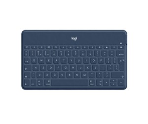 Tastatur - Logitech Keys-To-Go iOS Ipad tablet keyboard - Tastatur - Nordisk - Blå - 920-010052