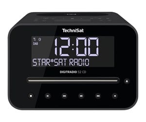 DAB, nettverks- og klokkeradio - TechniSat DigitRadio 52 CD - DAB/DAB+/FM - Stereo - 0000/3939