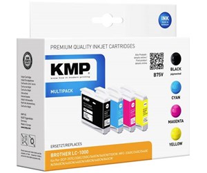 Printertilbehør blekk/toner - KMP MULTIPACK B75V - Blekkpatron Blå - 1035,4005