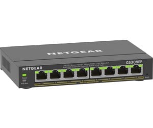 Switch/splitter - Netgear GS308EP 8-Port PoE+ Gigabit Ethernet Plus Switch (62W) - GS308EP-100PES