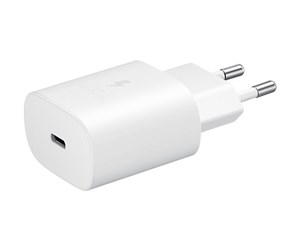 Mobil - Adaptere og ladere - Samsung 25W USB-C Power Adapter - White - EP-TA800NWEGEU