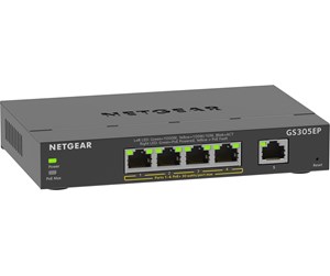 Switch/splitter - Netgear GS305EP 5-Port Gigabit Ethernet Plus PoE Switch (63W) - GS305EP-100PES