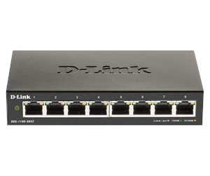 Switch/splitter - D-Link DGS 1100-08V2 8-Port Gigabit Smart Managed Switch - DGS-1100-08V2/E