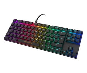 Tastatur - Deltaco GAMING - Gamingtastatur - Engelsk - Storbritannia - Svart - GAM-111B-UK