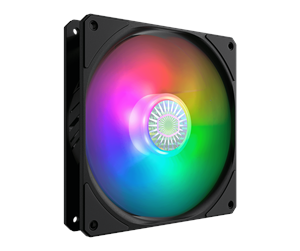 Kabinettvifte - Cooler Master SickleFlow 140 ARGB - Kabinettvifte - 140mm - Svart med RGB LED-lys - 27 dBA - MFX-B4DN-14NPA-R1