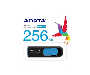 Minnepenn - A-Data ADATA UV128 - 256GB - Minnepenn - AUV128-256G-RBE