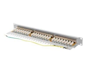 Tilbehør - Lanberg PPSA-1024-S - patch panel - 1U - 19" - PPSA-1024-S