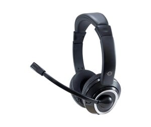 Hodetelefoner - Conceptronics CONCEPTRONIC Headset Klinke Kabel.Mikro.Fernb. Ste - POLONA02BA