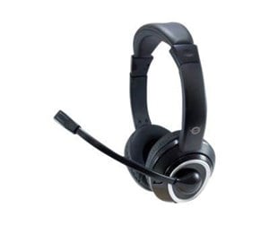 Hodetelefoner - Conceptronics CONCEPTRONIC Headset Klinke Kabel.Mikro.Fernb. Ste - POLONA02B