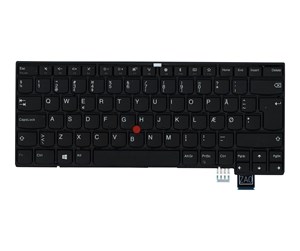 Tastatur - Lenovo Darfon - Bærbart tastatur - til utskifting - Dansk - Svart - 01EN650